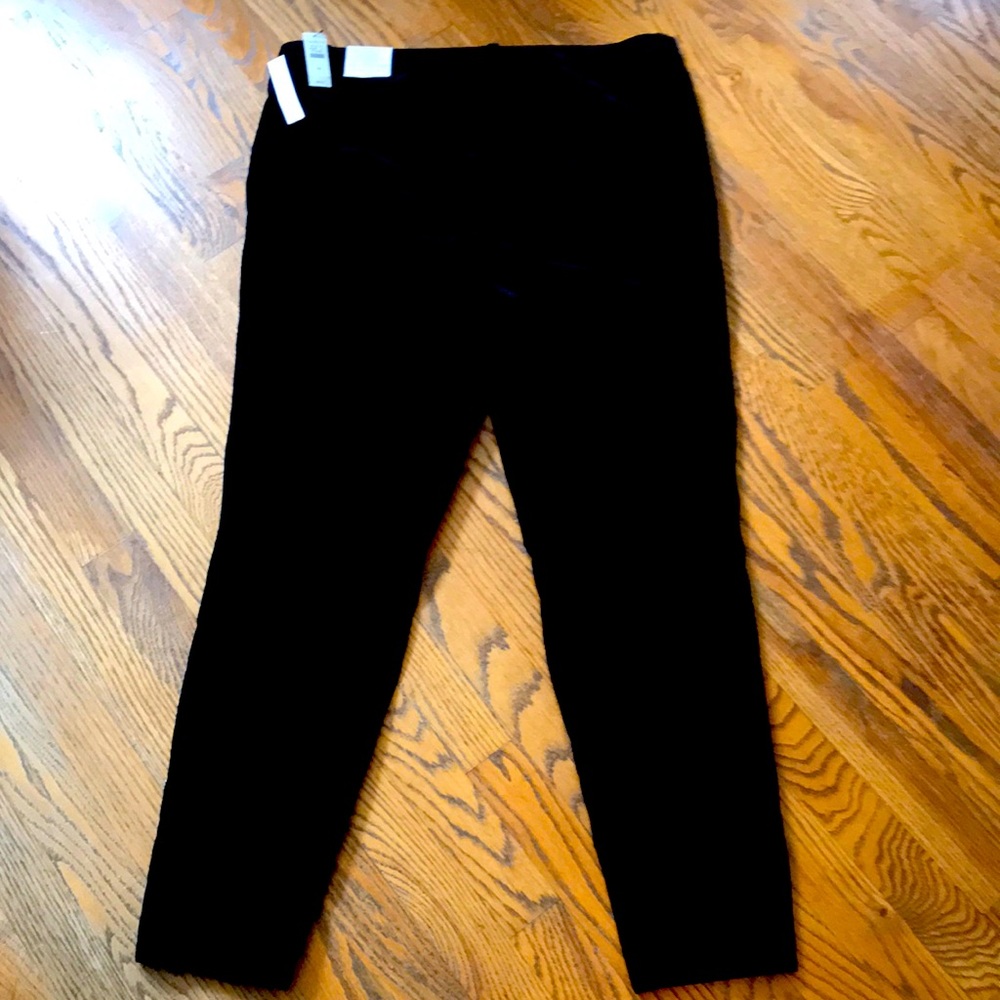 Talbots petite size 14 black corduroy New with Tag jegging